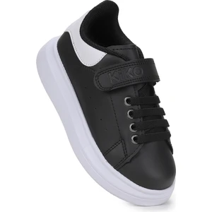 Kiko Kids Cırtlı Erkek Çocuk Spor Ayakkabı Mikrofiber Tabanlı Düz Topuklu