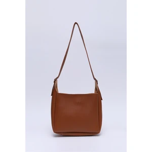 Taba SHK158 Suni Deri Tek Bölmeli Askılı Çıtçıtlı Çapraz Kol ve Omuz Çantası