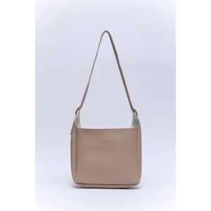 Vizon SHK158 Suni Deri Tek Bölmeli Askılı Çıtçıtlı Çapraz Kol ve Omuz Çantası