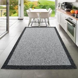 Capri Modern Gri Sisal Dokuma Halı Salon Halısı Mutfak Balkon Halısı Koridor Halısı 13345A