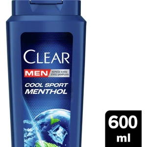 Men Kepeğe Karşı Etkili Şampuan Cool Sport Menthol Ferahlatıcı Mentol Etkisi 600 ml