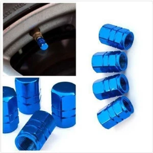 Alüminyum Altıgen Sibop Kapağı 4'lü Mavi Sibob Kapağı