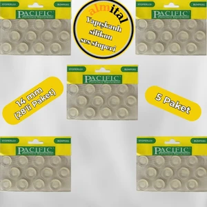 PACIFIC Okyanus Yapışkanlı Silikon Ses Stoperi, 18mm 5'li paket