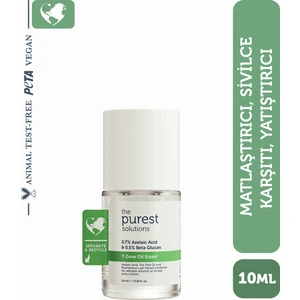 The Purest Solutions Yağlı Ciltler için Anında Matlaştırıcı ve  Yüz Bakım Maskesi T-Zone 10 Ml