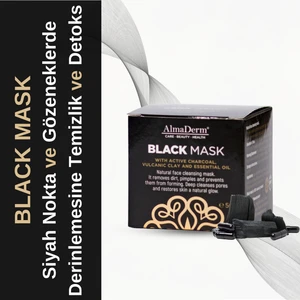 Black Mask – Aktif Kömürlü Arındırıcı Yüz Maskesi