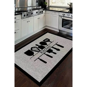 Dijital Kaymaz Yıkanabilir Modern Iskandinav Mutfak Halısı Salon Halısı Yolluk DC-5081