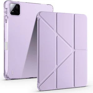 Xiaomi Mi Pad 7 / Pad 7 Pro Uyumlu Kılıf Kalem Bölmeli Tri Folding Standlı Arkası Silikon Uyku Modlu