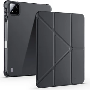 Xiaomi Mi Pad 7 / Pad 7 Pro Uyumlu Kılıf Kalem Bölmeli Tri Folding Standlı Arkası Silikon Uyku Modlu