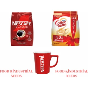 Süper Avantajlı Paket 300 Gram CLASIC+625 Gram Coffe Mate+ 125 ml Kupa