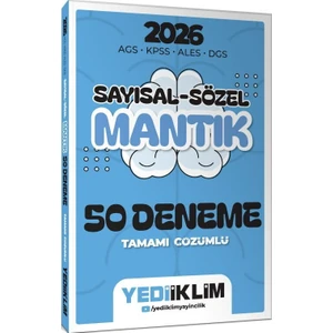 Yediiklim 2026 Ags Kpss Ales Dgs Sayısal Sözel Mantık Tamamı Çözümlü 50 Deneme