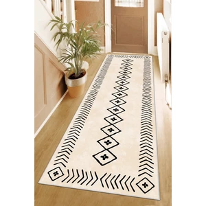 West Home Makinede Yıkanabilir Kaymaz Taban Leke Tutmaz Modernkesme Yolluk Mutfak Yolluk Halı Yolluk