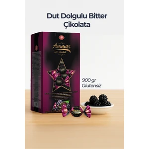 Dut İç Dolgulu %80 Bitter Çikolata 900 gr Glutensiz