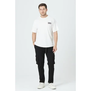 Erkek Kargo Cep Yandan Cepli Beli Lastikli Regular Fit Pantolon