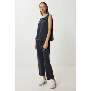 Modal Bluz Pantolon Takım LDZ0039 Antrasit