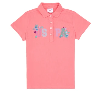 U.s. Polo Assn. Kız Çocuk Açık Pembe Tişört 50299957-VR078