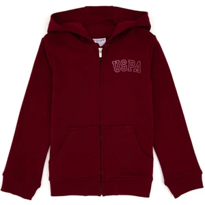 U.s. Polo Assn. Kız Çocuk Bordo Sweatshirt 50316837-VR014