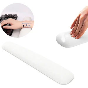 Bilek Destekli Klavye Pad - Kaymaz Klavye Destek Pedi - Keyboard Pedi - Oval Klavye Pedi - Klavye Desteği ( 1 Adet )