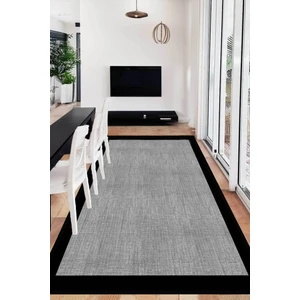 Dijital Kaymaz Yıkanabilir Jüt Görünümlü Gri Salon Halısı Mutfak Halısı Yolluk Balkon Halısı DC-7252