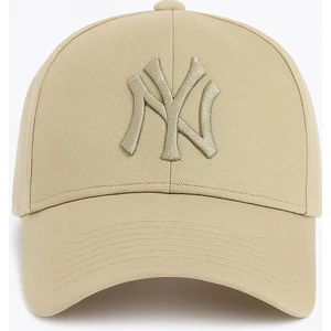 Ny New York Nakış Unisex Beyzbol Bej Şapka Kadın Şapka Erkek Şapka Yazlık Şapka