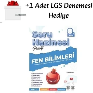 8.sınıf Prestij Fen Bilimleri Soru Hazinesi +1 Lgs Deneme Hediyeli