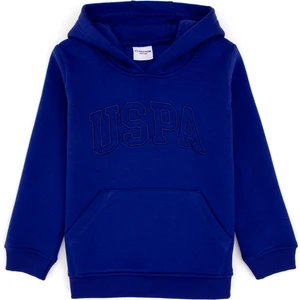 U.S. Polo Assn. Kız Çocuk Mor Basic Kapüşonlu Şardonlu Basic Sweatshirt 50314311-VR038