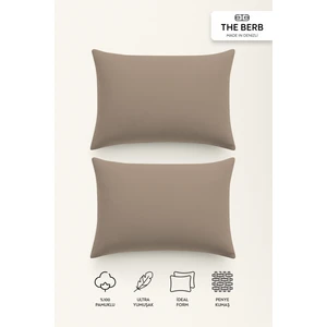 | 2'li Penye Yastık Kılıfı Seti | %100 Pamuk | 50 X70 | Fermuarlı | Jersey Kumaş