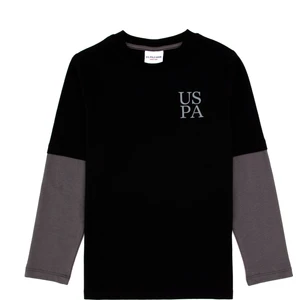 U.s. Polo Assn. Erkek Çocuk Siyah Sweatshirt 50313996-VR046