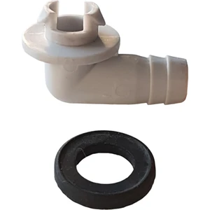 Klima Tahliye Drenaj Dirseği Contalı Orjinal 5/8 Dış Ünite Tahliye Adaptörü Piposu, Ağız Çapı 3cm, Ağız Iç Çap 1cm