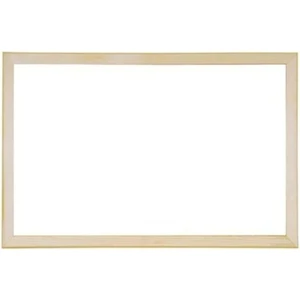 30X45 Ahşap Lamine Duvara Monte Yazı Tahtası Beyaz