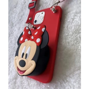 iphone 13  Cüzdanlı Askılı Kılıf Desenli Kılıf