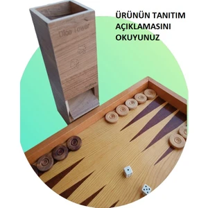 Elis Hediyelik Dice Tower, Tavla Zarı Kulesi ,Tavla Takımı Aksesuarı EH037