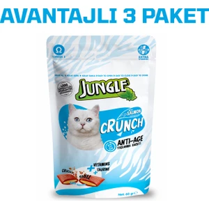 Crunch Kedi Ödül Somonlu 60 Gr. * 3 Paket
