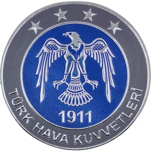 Çukurova Ütü Türk Hava Kuvvetleri Arması 3d, 2025 Yeni Tip, Cırtlı, Standart Ölçü,