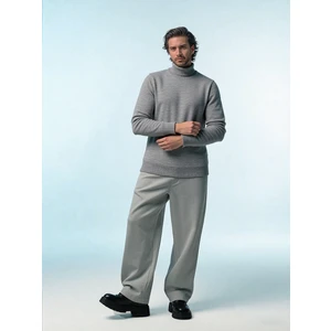 Boğazlı Triko – Yün Karışımlı, Oversize Fit