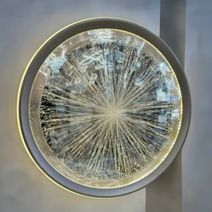 Iris Ledli Kumandalı Tavan Avizesi 3 Işık Renk Tonu (Sarı, Beyaz ve Günışığı) Kumanda Ile Gece Modu