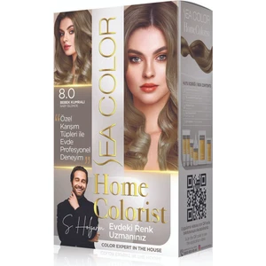 Sea Color Home Colorıst (Evdeki Profesyonel Renk Uzmanınız) 2X50 ml + 30 ml Asistan Tüp Saç Boyası