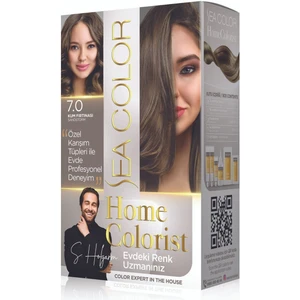 Sea Color Home Colorıst (Evdeki Profesyonel Renk Uzmanınız) 2X50 ml + 30 ml Asistan Tüp Saç Boyası