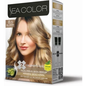 Sea Color Mükemmel Beyaz Kapama 1 Pk x 2 Tüp Saç Boyası ve Oksidan