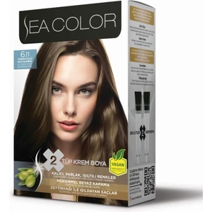 Sea Color Mükemmel Beyaz Kapama 2X50 ml Tüp Boya 2 Adet Oksidan