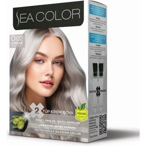 Sea Color Mükemmel Beyaz Kapama (1 Pk x 2 Tüp Saç Boyası ve Oksidan)