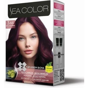 Sea Color Mükemmel Beyaz Kapama (1 Pk x 2 Tüp Saç Boyası ve Oksidan)