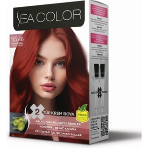 Sea Color Mükemmel Beyaz Kapama (1 Pk x 2 Tüp Saç Boyası ve Oksidan)