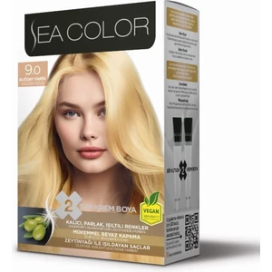 Sea Color Mükemmel Beyaz Kapama (1 Pk x 2 Tüp Saç Boyası ve Oksidan)
