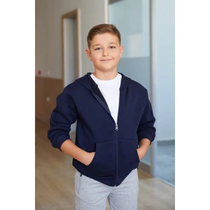 Kapüşonlu Fermuarlı Unisex Çocuk Sweatshirt