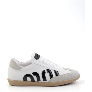 Beyaz Siyah  Kadın Sneaker K01179888809