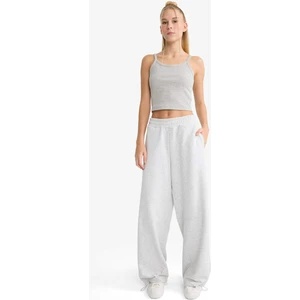 Barrel Fit Beli Lastikli Geniş Paça Eşofman Altı F8730AX25AU