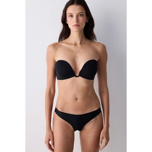 Deep Decollette Siyah Sütyen