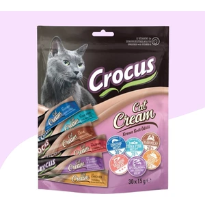 Crocus 6 Farklı Aromalı Kedi Krema Ödülü 30 x 15 gr