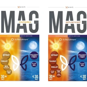 Mag Advanced 60 Tablet + Haver Mag Complex 60 Tablet