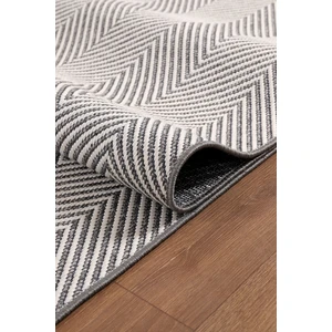 Elit Premium Sisal Jut Halı 1003 - Gri Balık Sırtı Desen